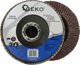 Geko Δίσκος Πτερυγίων Λείανσης 125mm P40, Ζαργκονέ για Γωνιακό Τροχό
