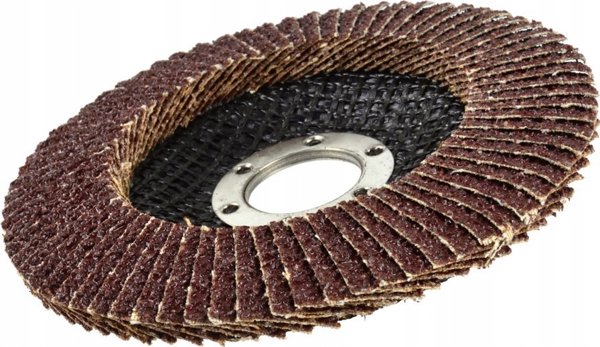 Geko Δίσκος Πτερυγίων Λείανσης 125mm P40, Ζαργκονέ για Γωνιακό Τροχό