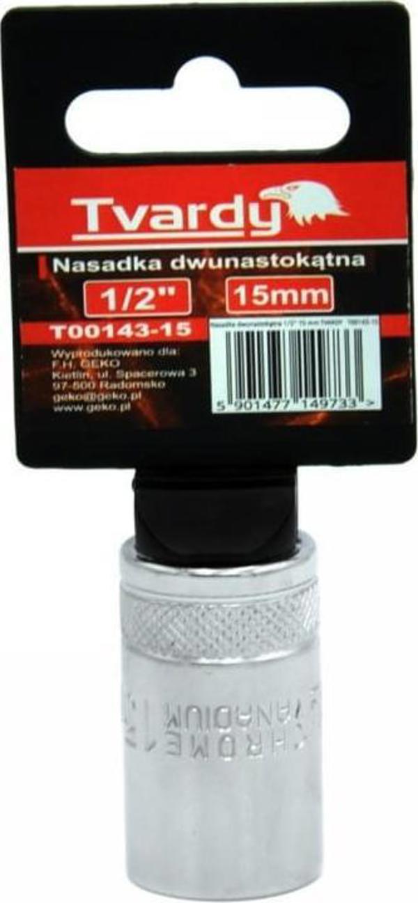 Geko Δωδεκαγωνική Υποδοχή Καρυδάκι 1/2" 15mm Tvardy T00143-15