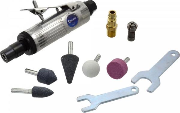 Geko Πνευματικός Μύλος 1/4" G03143, Μίνι Τράπανο με 25 Αξεσουάρ