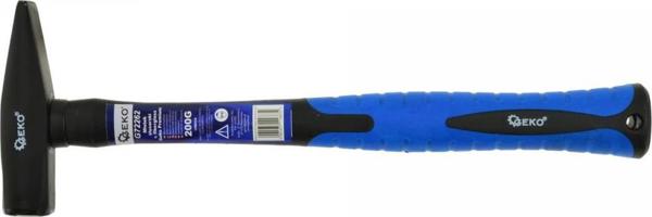 Σφυρί Κλειδαρά Geko G72262, 200g, Με Αντικραδασμική Λαβή Fiberglass
