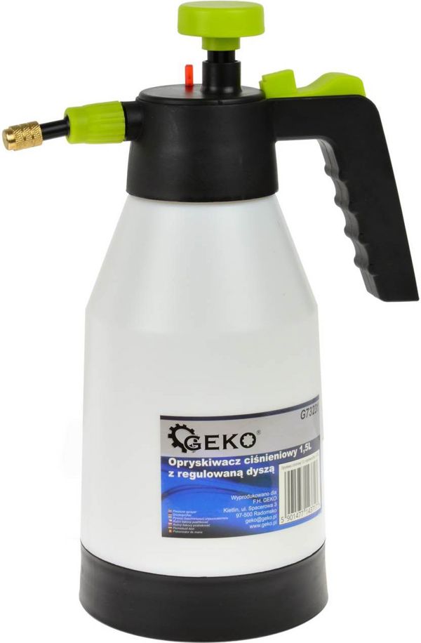 Geko Ψεκαστήρας Πίεσης 1,5L με Ρυθμιζόμενο Ακροφύσιο για Κήπο