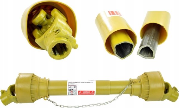 Geko Άξονας Μετάδοσης Κίνησης 75cm για Χορτοκοπτικό, Σωλήνας τύπου T