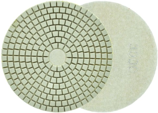 Geko Tarcza polerska do szlifowania gresu na mokro 125mm GR3000 (25/250)