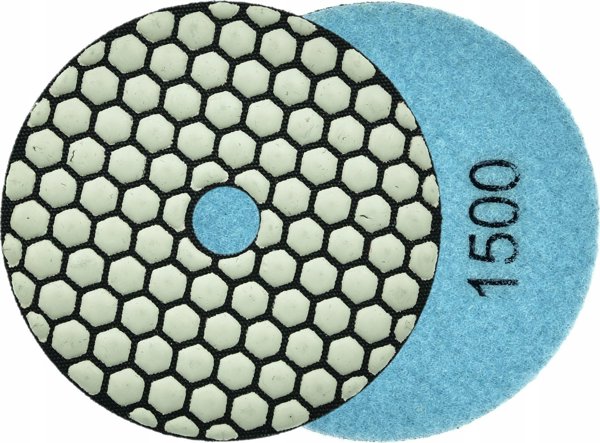 Geko Tarcza polerska do szlifowania gresu na sucho 100mm GR1500 (25/250)