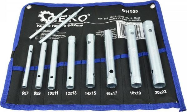 Geko Σετ Κλειδιά Σωλήνων 6-22mm G11555 - 12 Τεμάχια