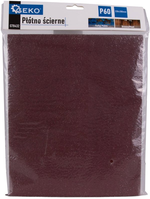 Geko Plotno scierne – arkusz 230x280mm P60