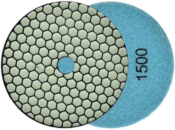 Geko Tarcza polerska do szlifowania gresu na sucho 125mm GR1500 (25/250)
