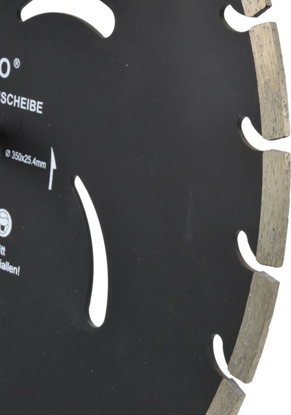 Geko tarcza diamentowa czarna 350x10x25,4mm (G00297)