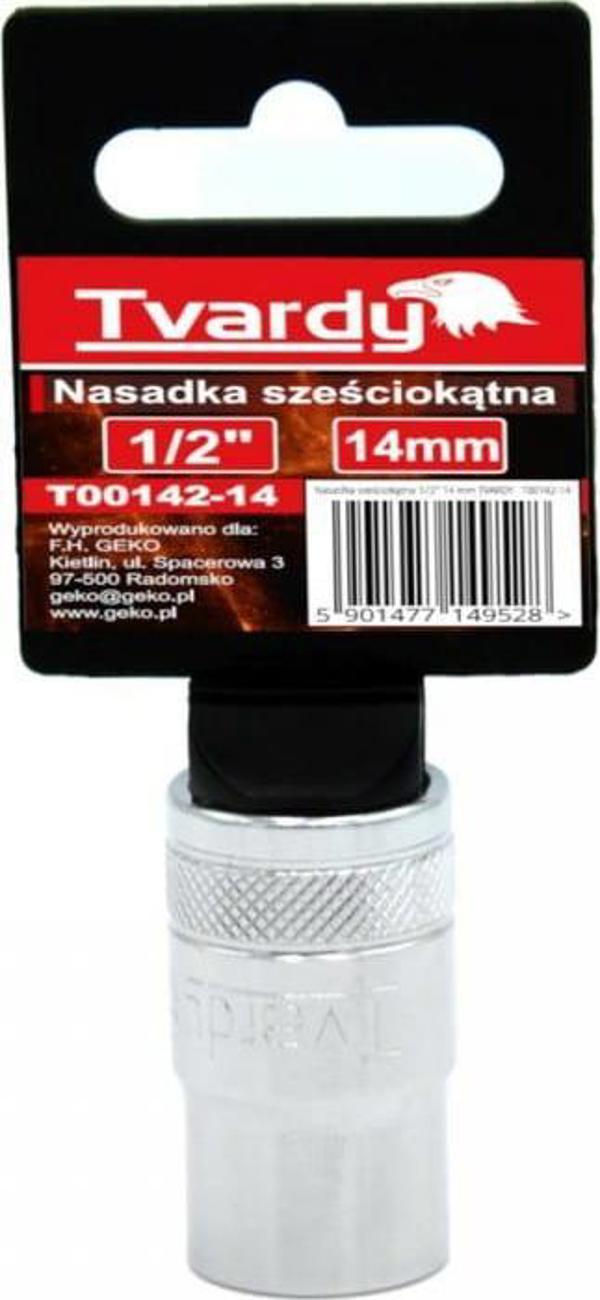 Geko Εξαγωνική Καρυδάκι 1/2" 14mm Tvardy T00142-14 - Ατσάλινη Κεφαλή Υψηλής Αντοχής