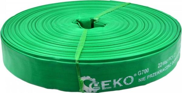 Geko Σωλήνας PVC 2" 100m, Πράσινος, 2 Bar, Άοσμος για Άντληση Υδάτων G70022