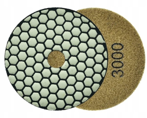Geko Tarcza polerska do szlifowania gresu na mokro 100mm GR3000 (5/25/250)