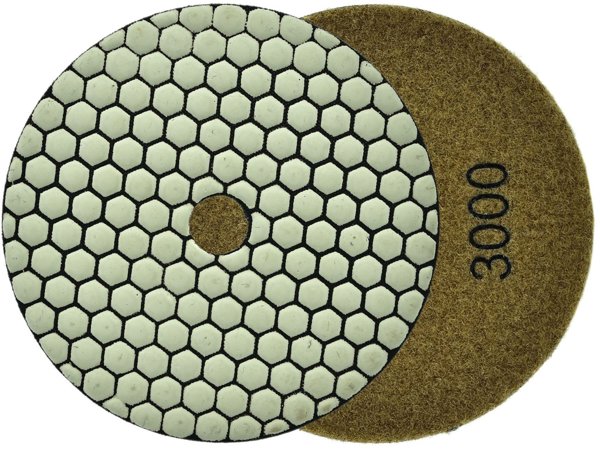 Geko Tarcza polerska do szlifowania gresu na sucho 125mm GR3000 (25/250)