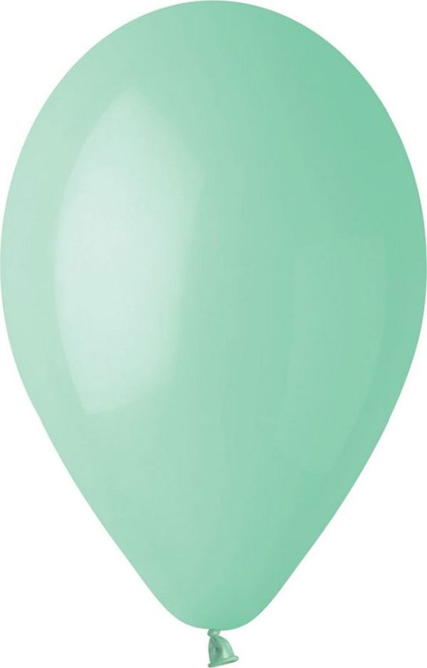 Gemar Μπαλόνια Latex Μακαρόνι, Πράσινο Μέντα, 30 cm, 100 Τεμάχια (G110)