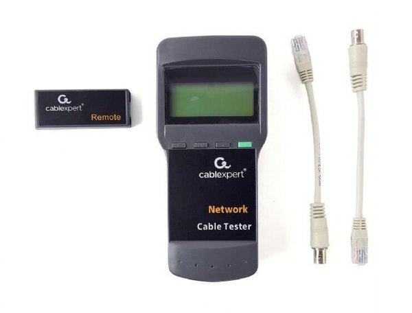 GEMBIRD Cyfrowy tester kabli sieciowych RJ45/RJ11 UTPSTP 5E 6E