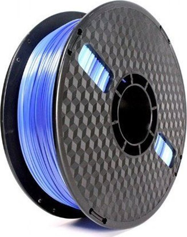 Gembird Filament PLA Silk Ice 1.75mm, 1kg - Μπλε του Πάγου (3DP-PLA-SK-01-ICE)