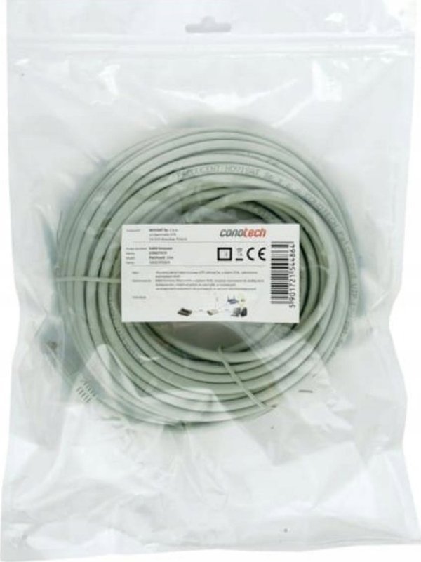 Gembird Καλώδιο PATCHCORD U/UTP ΚΑΤ.6 3m ΓΚΡΙ