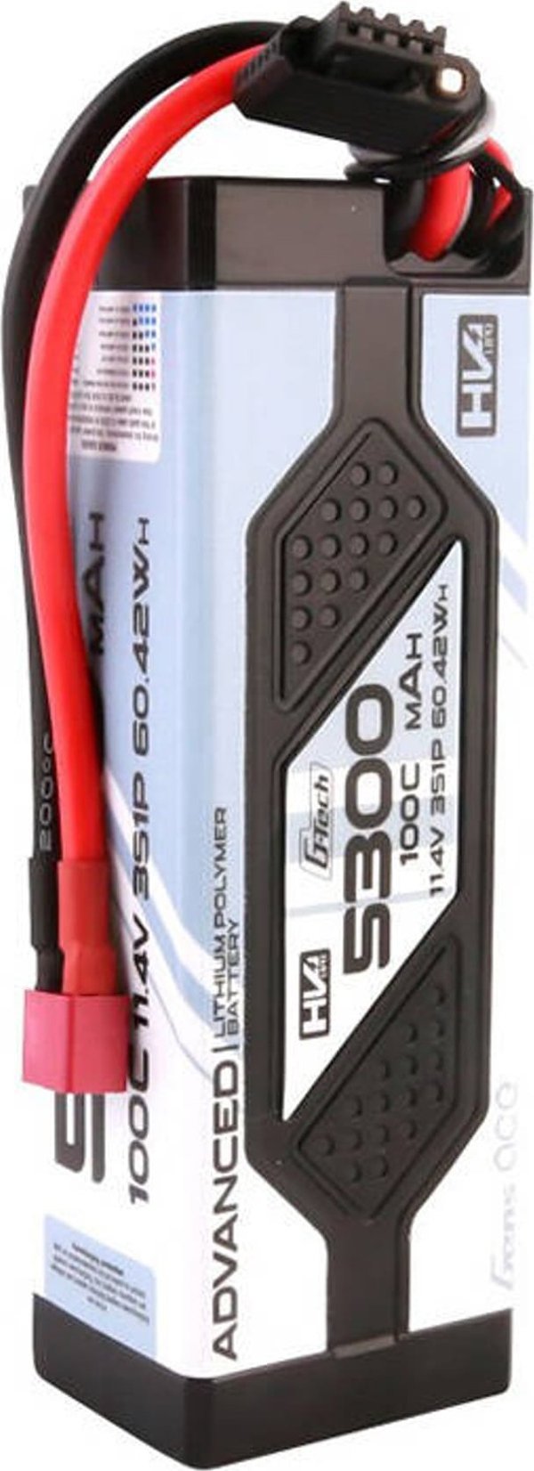 Gens Ace Μπαταρία Gens ace Advanced G-Tech 5300mAh 11.4V 3S1P 100C HV αυτοκινήτου Lipo Hardcase με σύνδεσμο Deans Plug