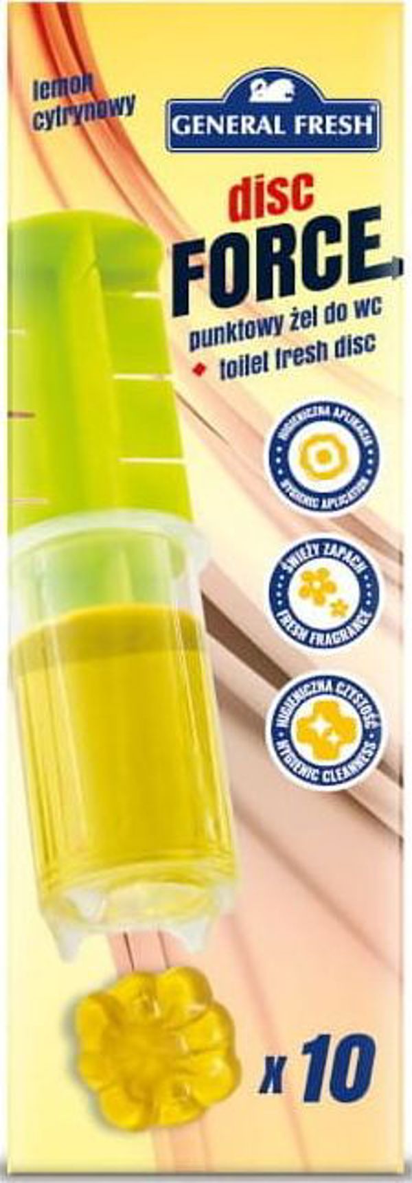 General Fresh Τζελ τουαλέτας με άρωμα λεμόνι, 60 ml