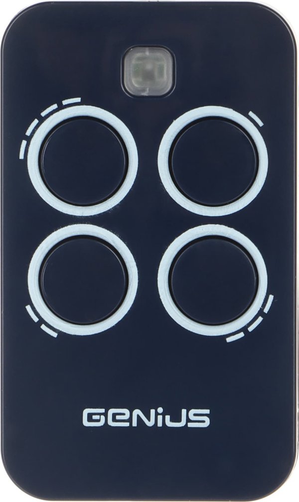 Τηλεχειριστήριο Γκαραζόπορτας Genius Echo TX4, 433MHz, 4 Κανάλια, Συμβατό με Genius Pilot