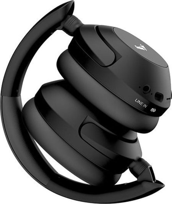 Genius HS-810BT Ασύρματα Ακουστικά Bluetooth με Μικρόφωνο και Ρύθμιση Έντασης, Μαύρο