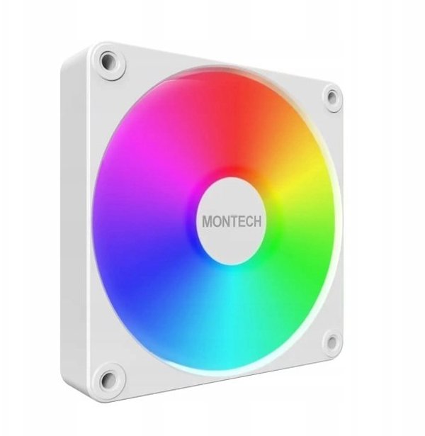 Montech GF120R V2 ARGB Ανεμιστήρας PC 120mm - 3er Pack, Reverse, Λευκό