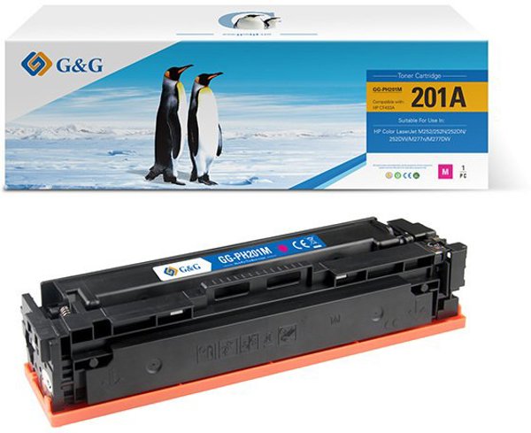 G&G Συμβατό Toner για HP CF403A / HP 201A, Magenta, 1330 Σελίδες