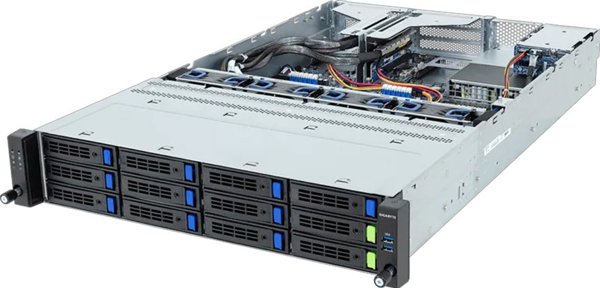 Gigabyte Barebone R263-Z37-AAH2 (Rev. 3.x) Rack Server 2U Single Sockel SP5 6NR263Z37DR000ADH2