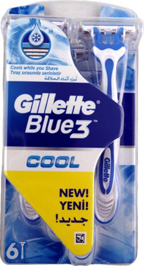 Gilette Maszynki Gillette Blue 3 Cool 6szt. uniwersalny
