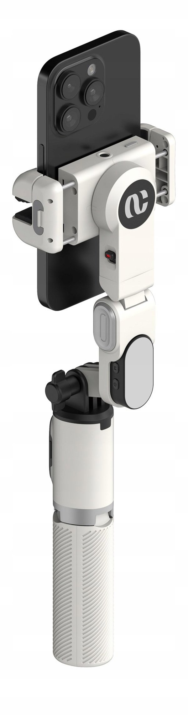 AOCHUAN M1 Pro Gimbal για Smartphone με Φωτισμό RGB - Λευκό