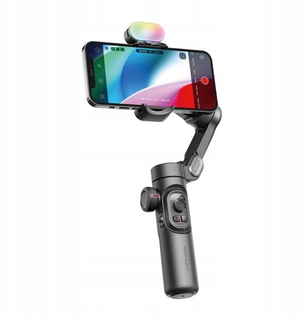 AOCHUAN XE Gimbal Σταθεροποιητής Smartphone με RGB Φωτισμό, Μαύρο