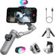 AOCHUAN X Pro Gimbal Σταθεροποιητής Smartphone με Φωτισμό RGB - Γκρι