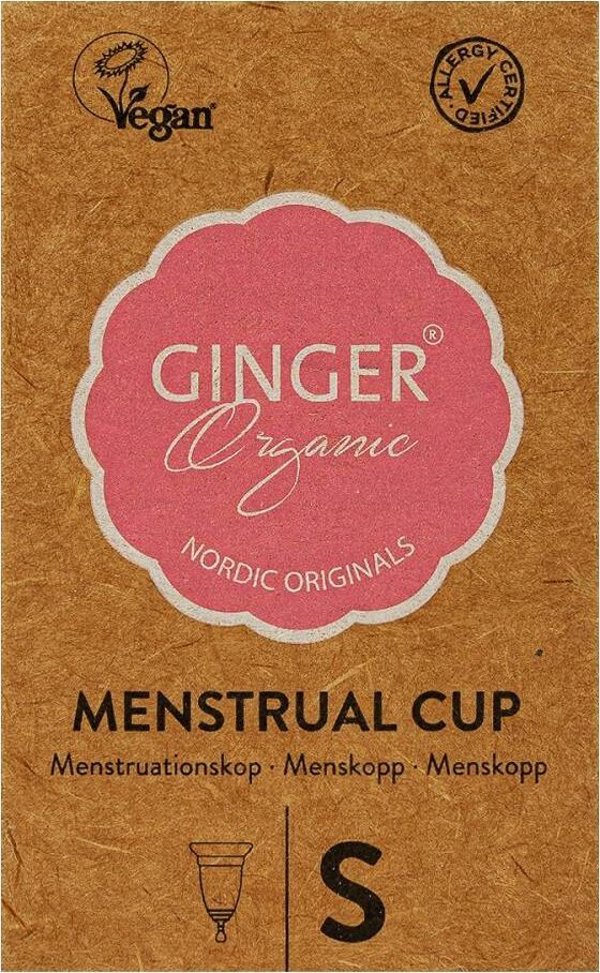 Ginger Organic Menstrual Cup kubeczek menstruacyjny S