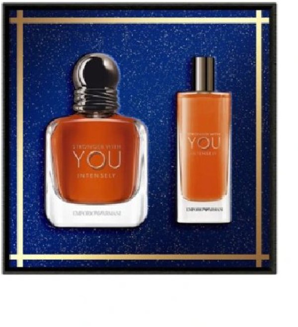 Giorgio Armani Stronger With You Intensely 100ml EDP + 15ml EDP