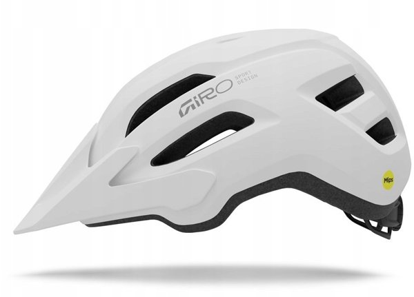 Giro Fixture II MIPS Κράνος Ποδηλάτου MTB Matte White/Grey, Universal (54-61 cm)