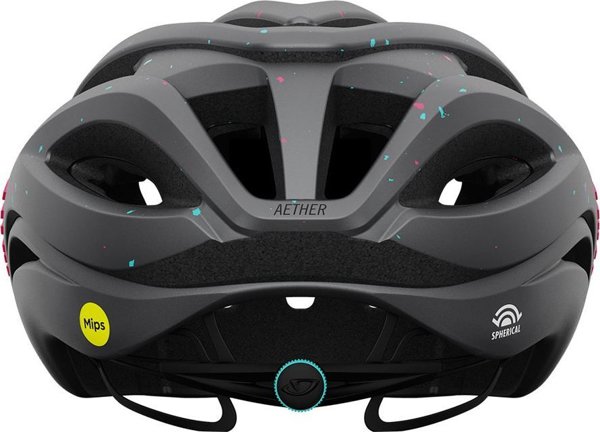 Κράνος Ποδηλάτου Giro Aether Spherical MIPS, Ματ Μαύρο με Κίτρινες Λεπτομέρειες, Μέγεθος S (51-55 cm)
