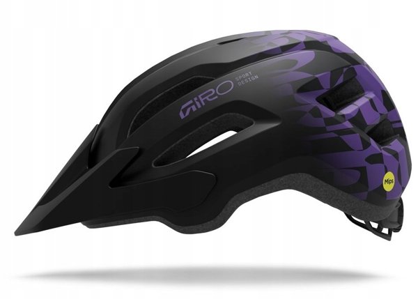 Giro Κράνος Ποδηλασίας MTB Fixture II MIPS, Matte Black/Purple Rush, Universal (54-61 cm), 2026