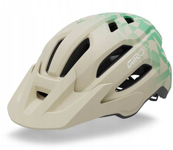 Giro Fixture II Mips Κράνος MTB, Matte Stone/Green Rush, Unisex (54-61 cm)