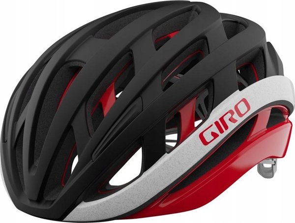 Κράνος Ποδηλάτου Δρόμου Giro Helios Spherical MIPS, Μαύρο/Κόκκινο, Μέγεθος S (51-55 cm)