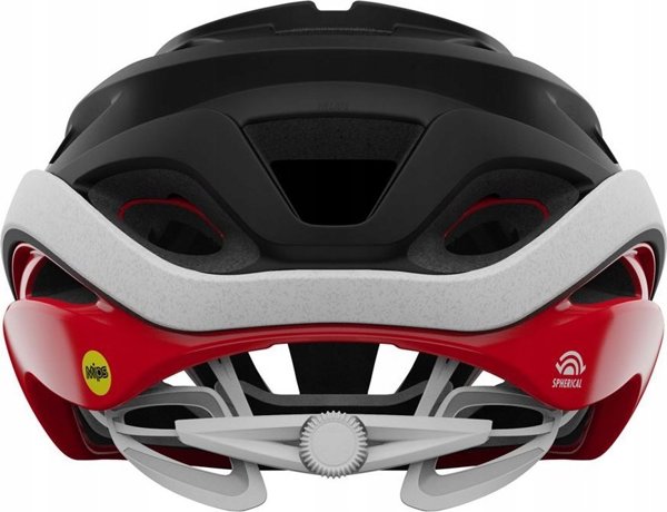 Κράνος Ποδηλάτου Δρόμου Giro Helios Spherical MIPS, Μαύρο/Κόκκινο, Μέγεθος S (51-55 cm)