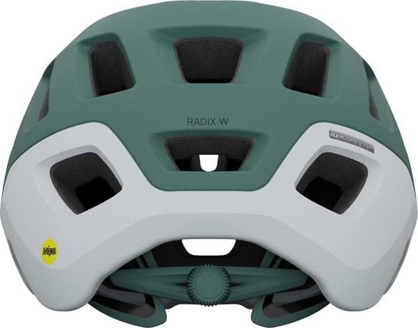 Giro Radix MIPS Γυναικείο Κράνος MTB, Ματ Γκρι/Πράσινο, Μέγεθος S (51-55 cm)