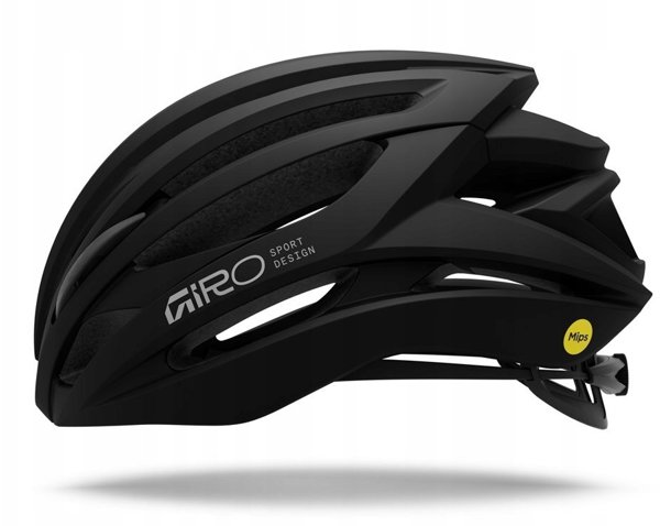 Giro Syntax MIPS Κράνος Ποδηλασίας Δρόμου, Matte Black, Μέγεθος S (51-55 cm)