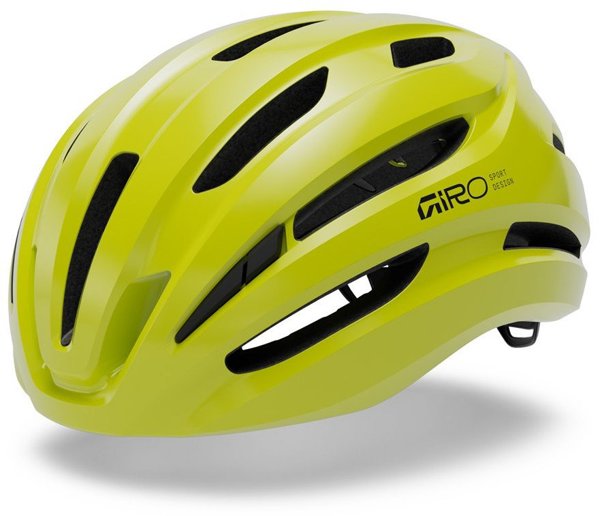 Κράνος Ποδηλάτου Giro Isode II, Road, Gloss Hi Viz Yellow, Universal (54-61 cm)