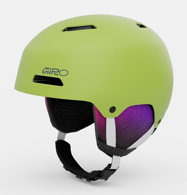 Giro Crue Παιδικό Κράνος Σκι Matte Fluorescent Green (52-55.5 cm) - S