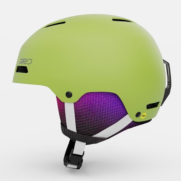 Giro Crue Παιδικό Κράνος Σκι Matte Fluorescent Green (52-55.5 cm) - S