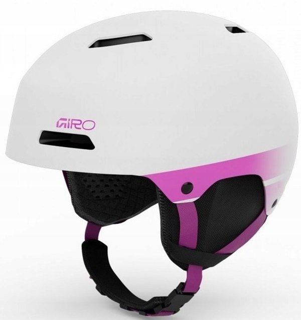 Κράνος Σκι Giro Ledge FS Matte White Pink, Μέγεθος M (55.5-59 cm), Συλλογή 2025/2026