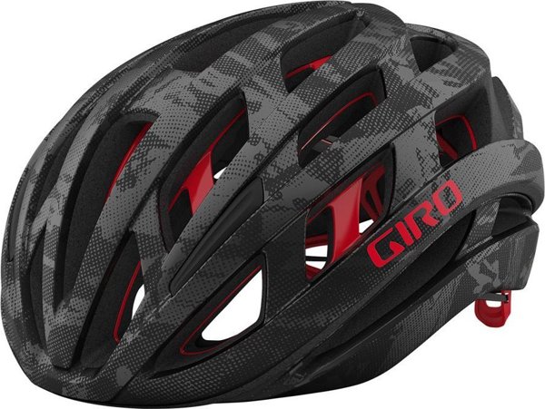 Giro Helios Spherical MIPS Κράνος Ποδηλασίας Δρόμου, Ματ Μαύρο/Κόκκινο, Μέγεθος L (59-63 cm)