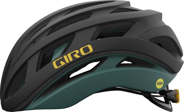 Giro Helios Spherical MIPS Κράνος Ποδηλασίας Δρόμου, Ματ Μαύρο/Κόκκινο, Μέγεθος L (59-63 cm)