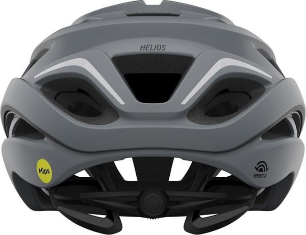 Giro Helios Spherical MIPS Κράνος Ποδηλασίας Δρόμου, Ματ Μαύρο/Κόκκινο, Μέγεθος L (59-63 cm)