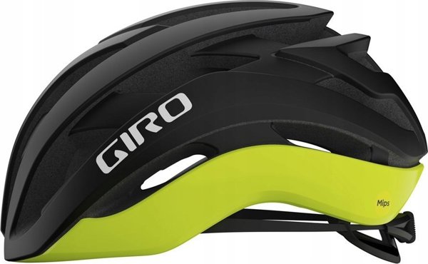 Κράνος δρόμου Giro GIRO CIELO MIPS ματ μαύρο με κίτρινη επισήμανση μέγεθος M (55-59 cm) (ΝΕΟ 2024)